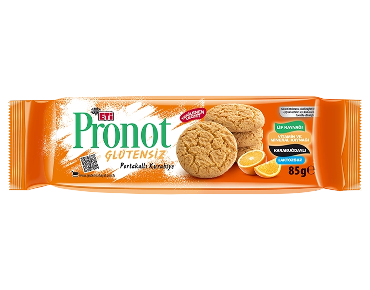 Eti Pronot Glutensiz Portakallı Kurabiye