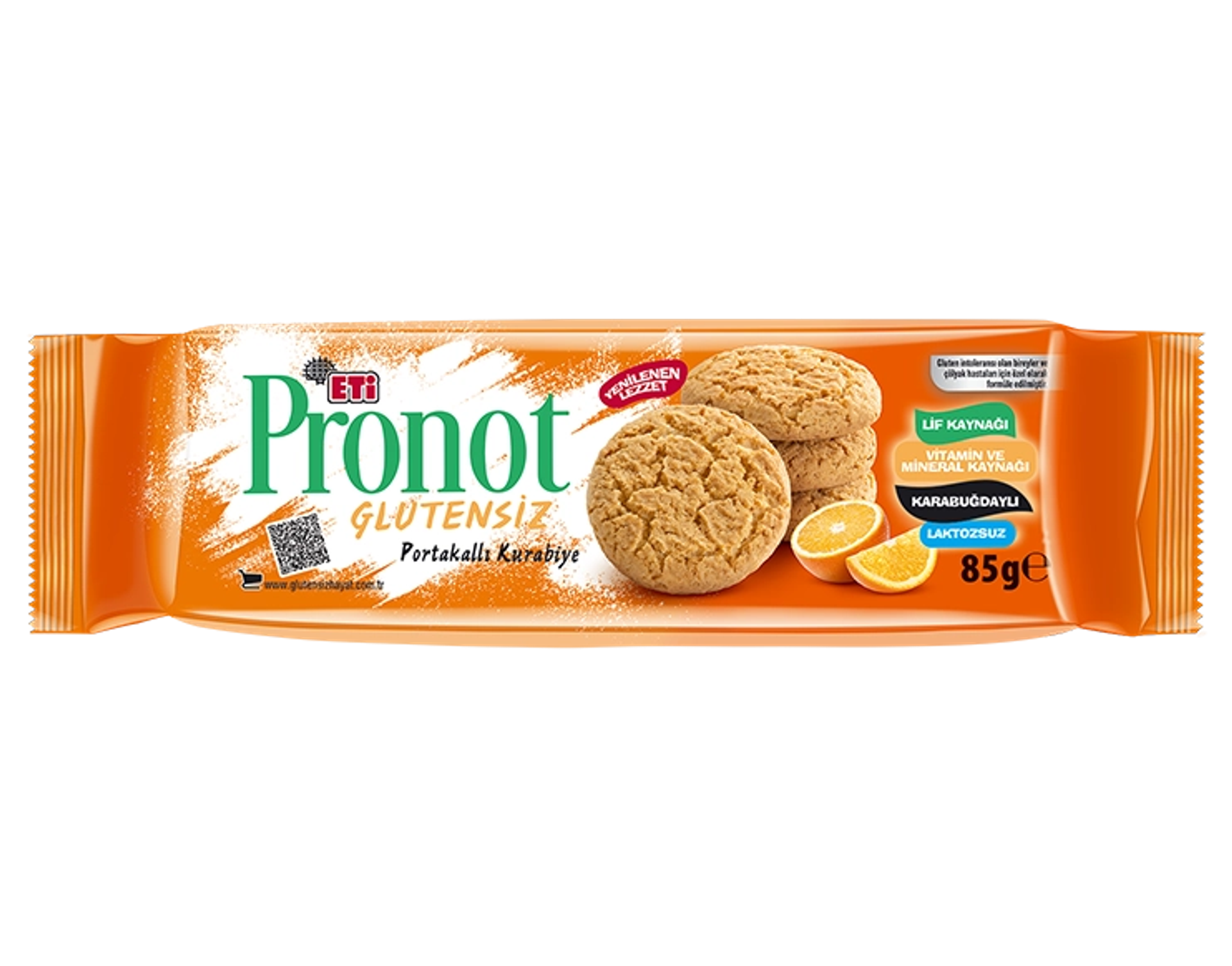 Eti Pronot Glutensiz Portakallı Kurabiye