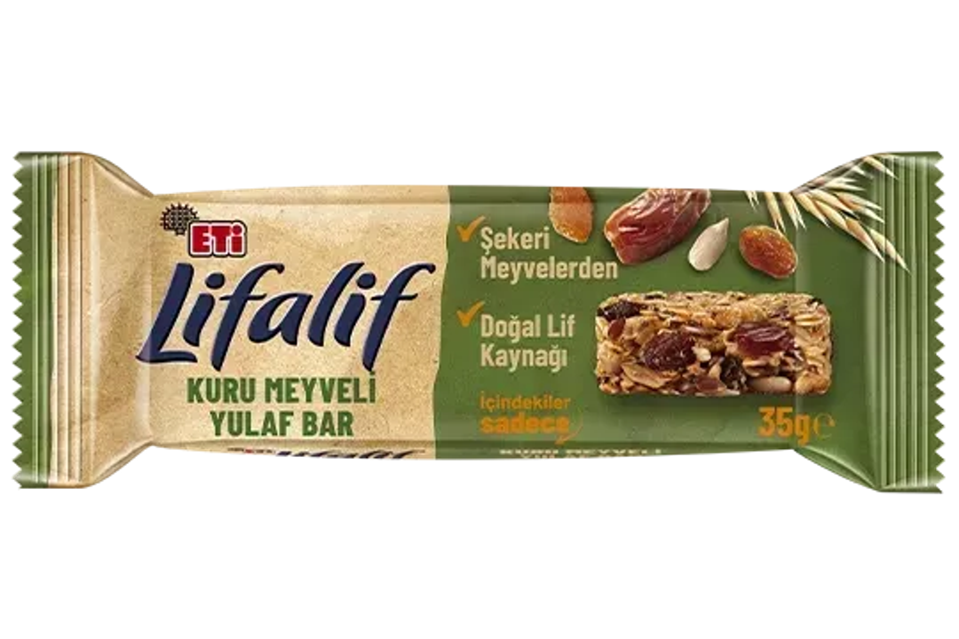 Lifalif Granola Bar with Dried Fruits