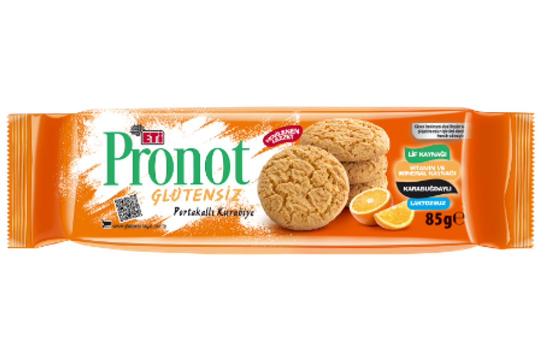 Eti Pronot Glutensiz Portakallı Kurabiye
