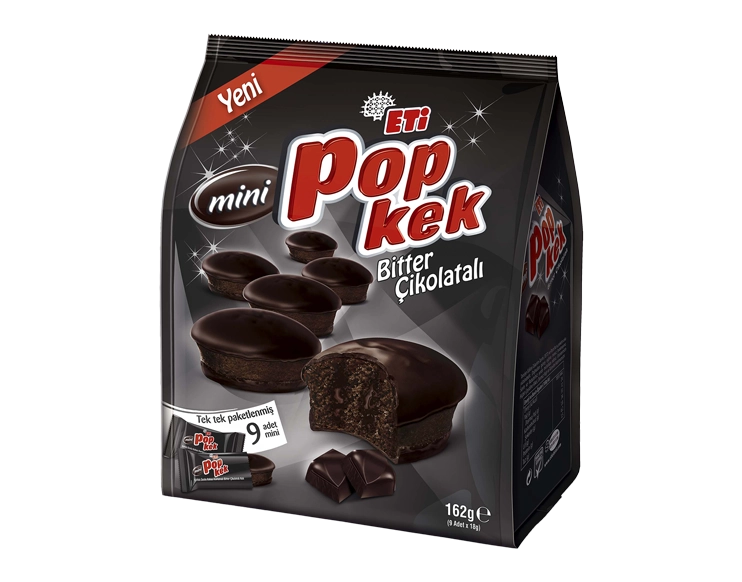 ETi Popkek Mini Bitter Çikolatalı