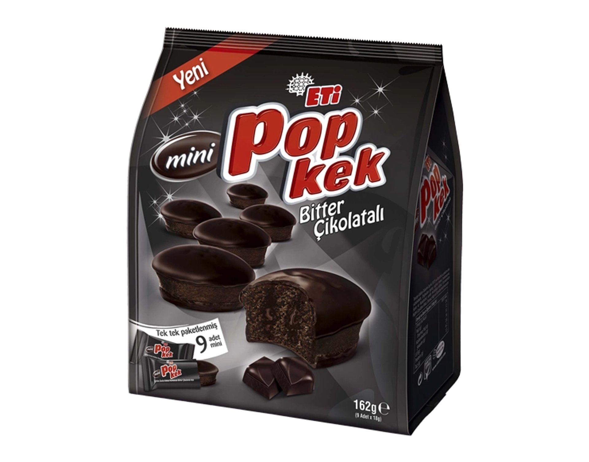 ETi Popkek Mini Bitter Çikolatalı