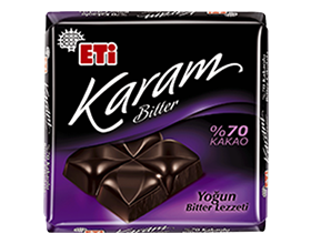 ETİ Karam %70 Kakaolu Bitter Çikolata