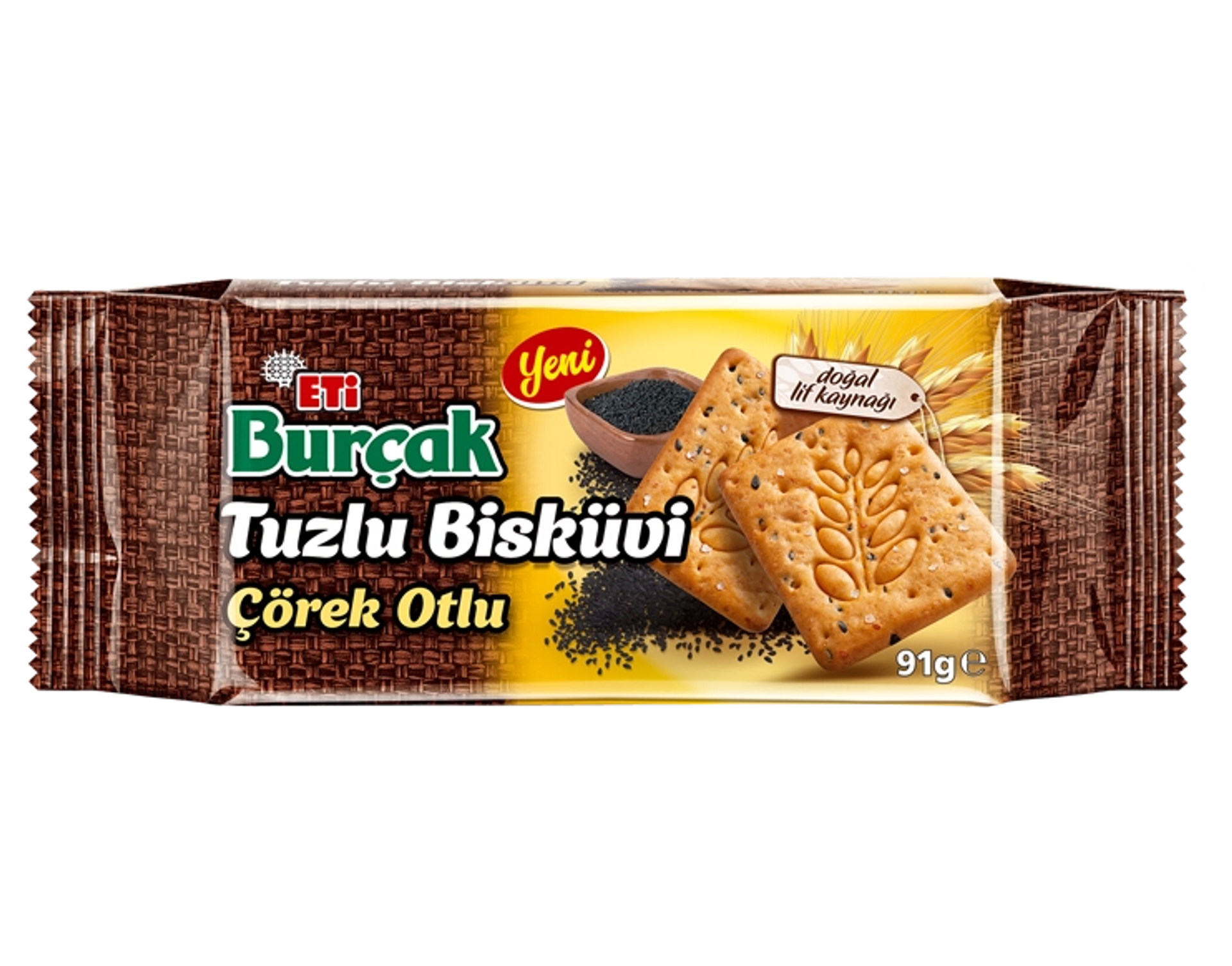 Çörekotlu Tuzlu Bisküvi