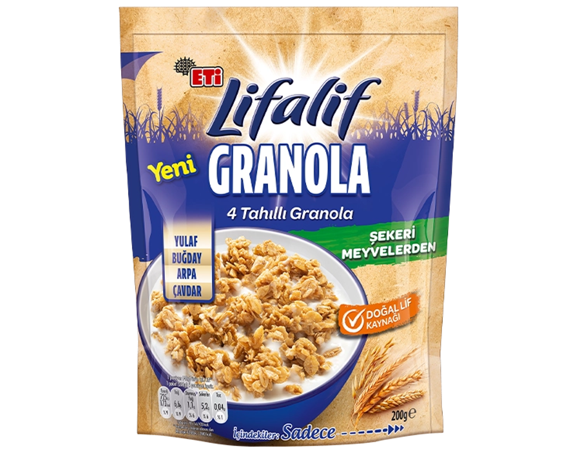 4 Tahıllı Granola