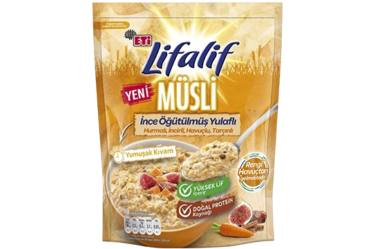 İnce Öğütülmüş Yulaflı Müsli