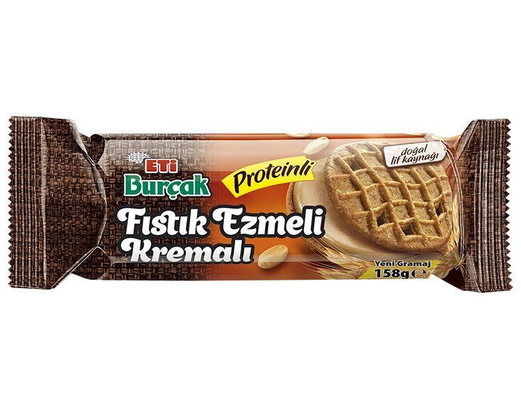 Yer Fıstığı Ezmeli Yulaflı Bisküvi