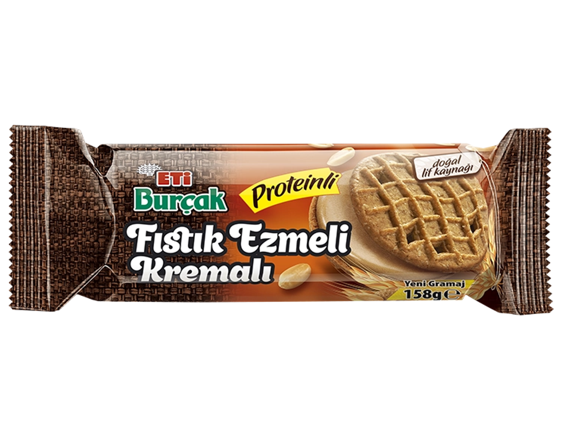 Yer Fıstığı Ezmeli Yulaflı Bisküvi 