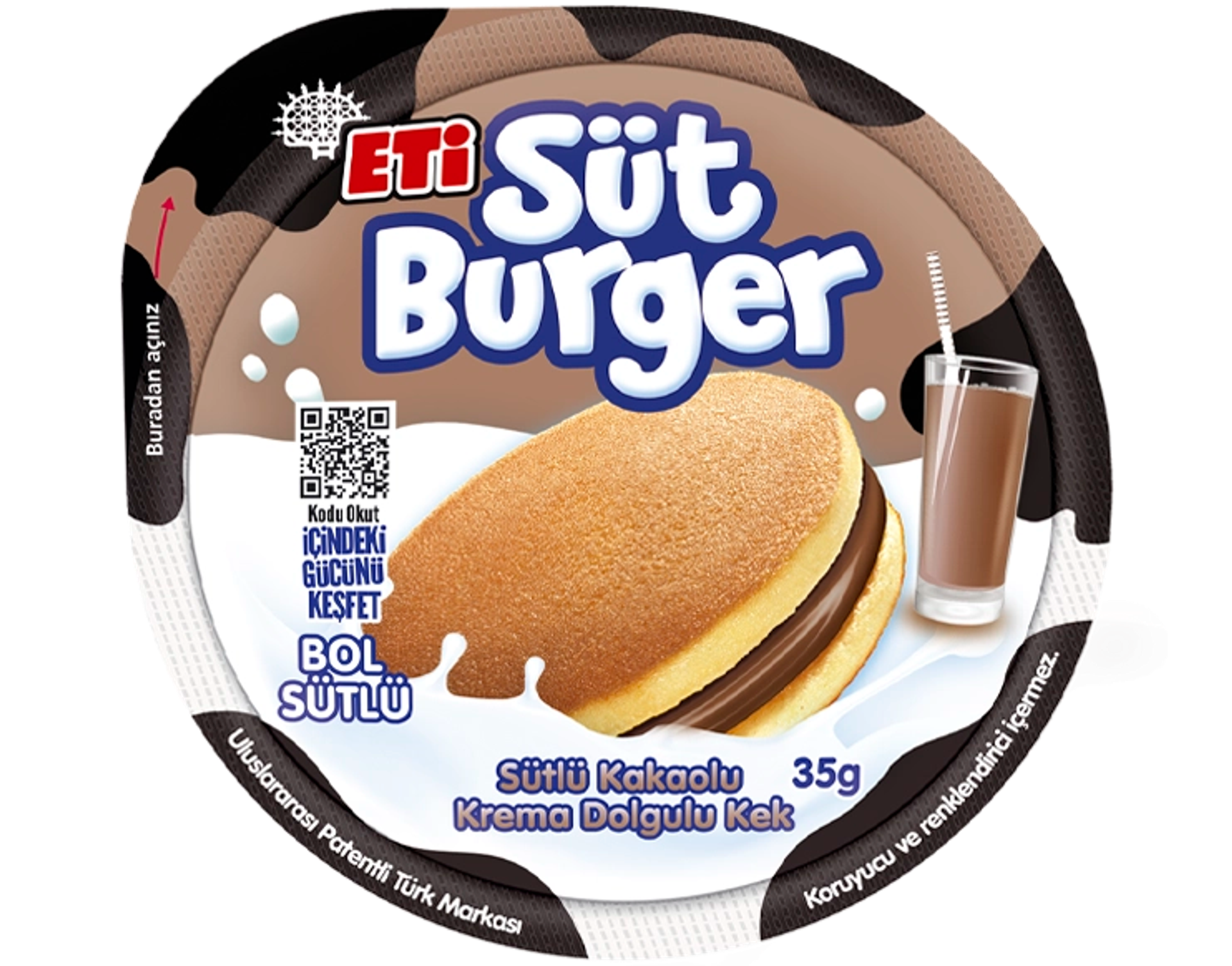 Süt Burger Sütlü ve Kakaolu