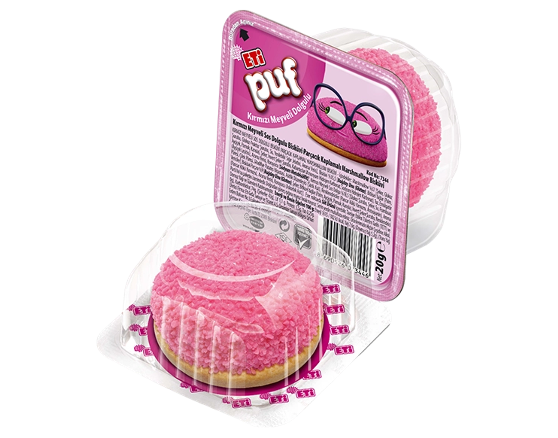 ETi Puf Kırmızı Meyveli