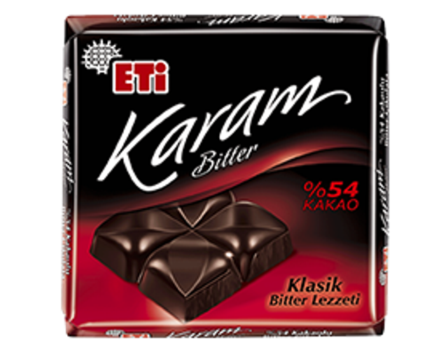 ETi Karam %54 Kakaolu Bitter Çikolata