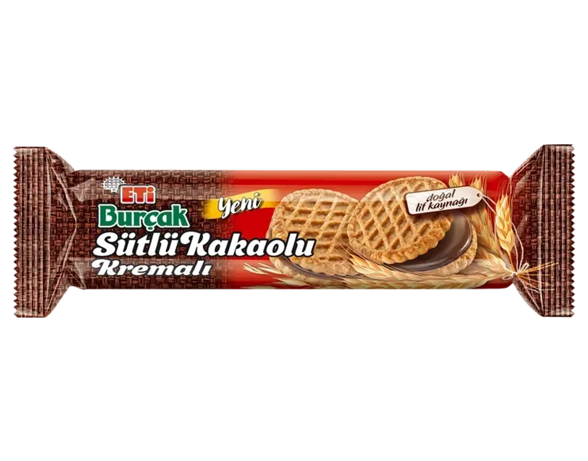 Sütlü Kakao Kremalı Yulaflı Bisküvi 