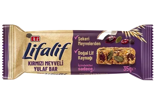 Lifalif Granola Bar with Red Berries