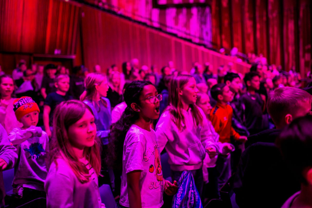 Syngende barn i Oslo Konserthus