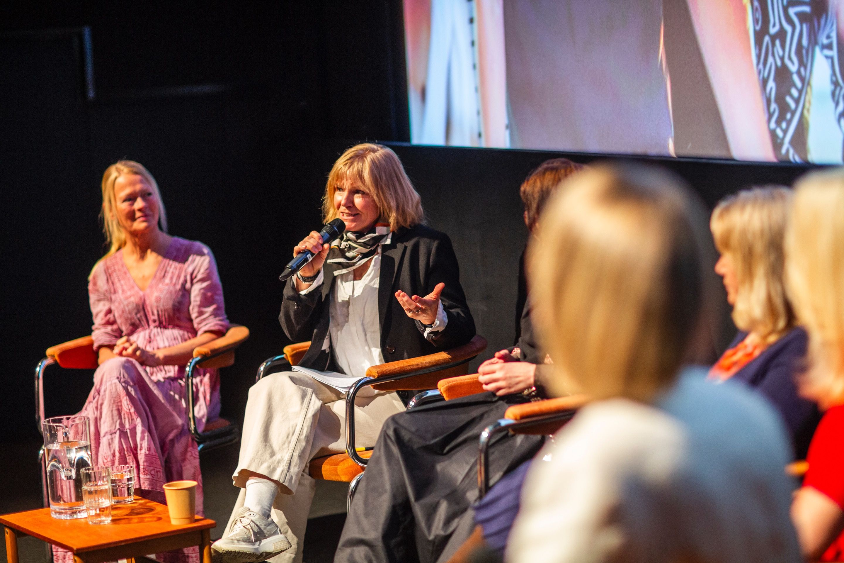 Ingrid Danbolt i panelsamtalen