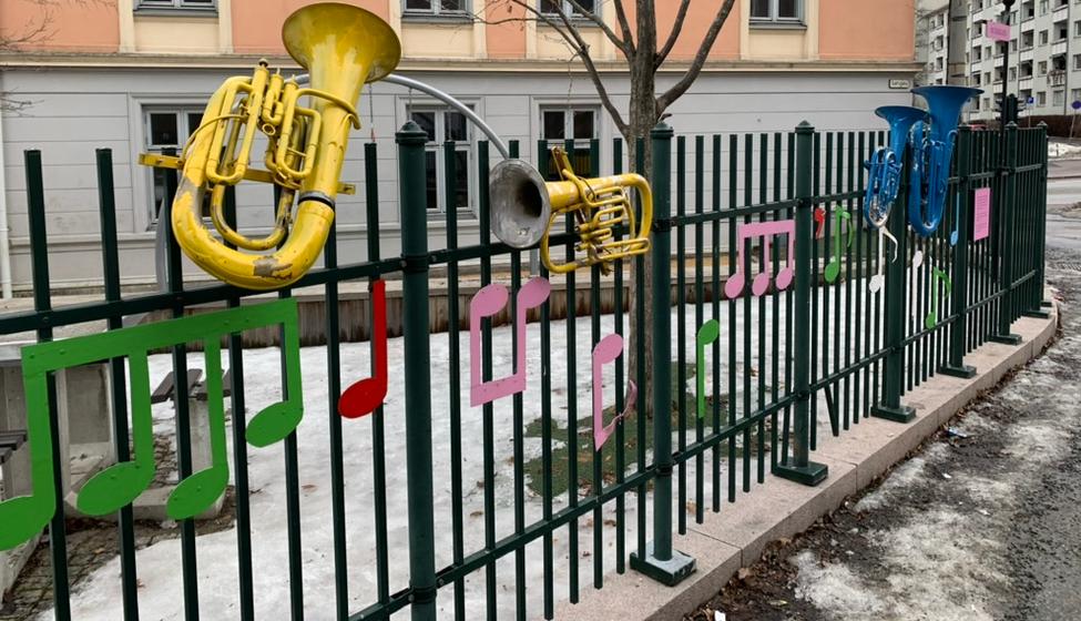Musikkgata ved Tøyen skole