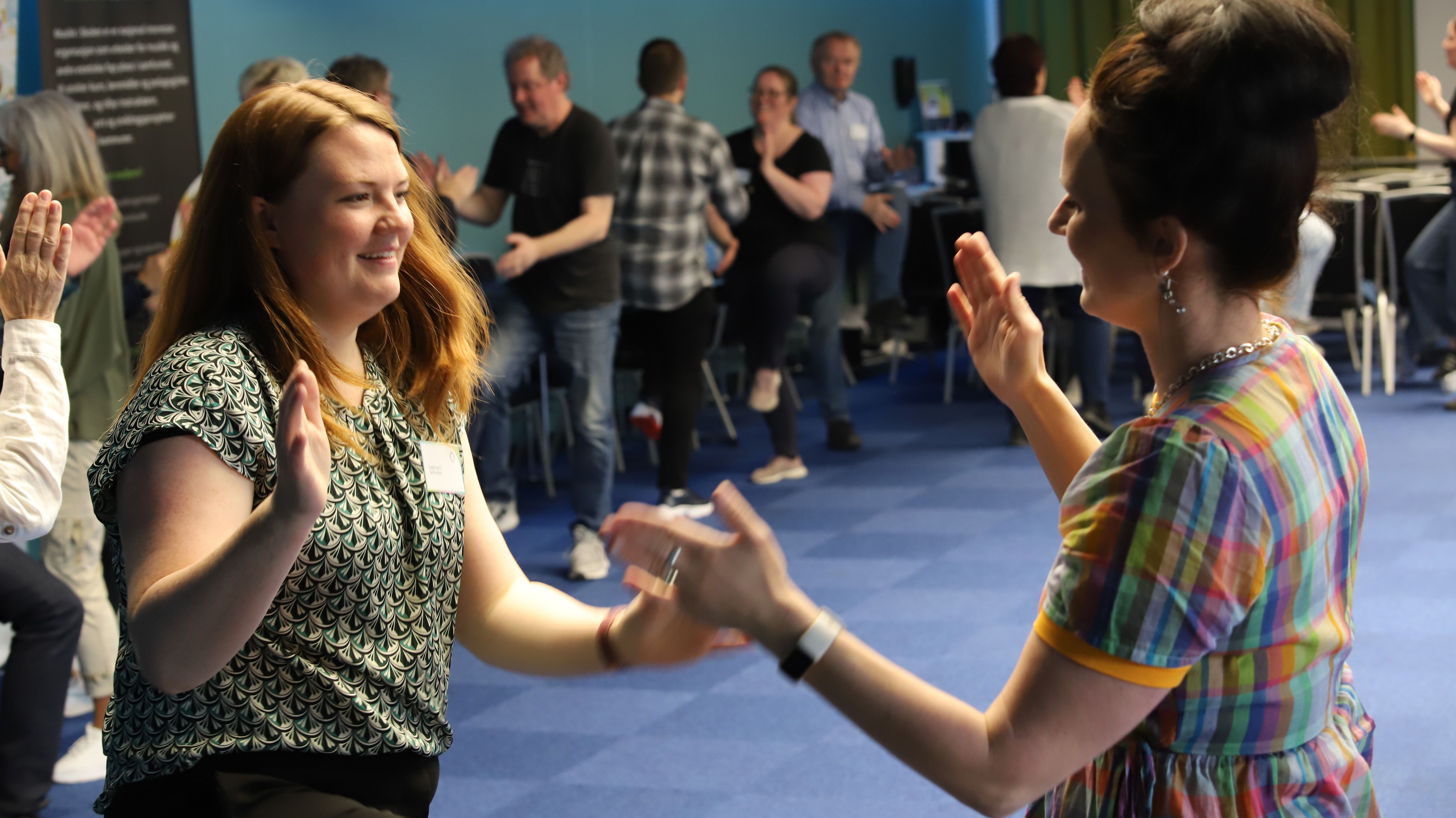 Lærere på inspirasjonsworkshop med Tone Ophus - Foto: Musikk i Skolen