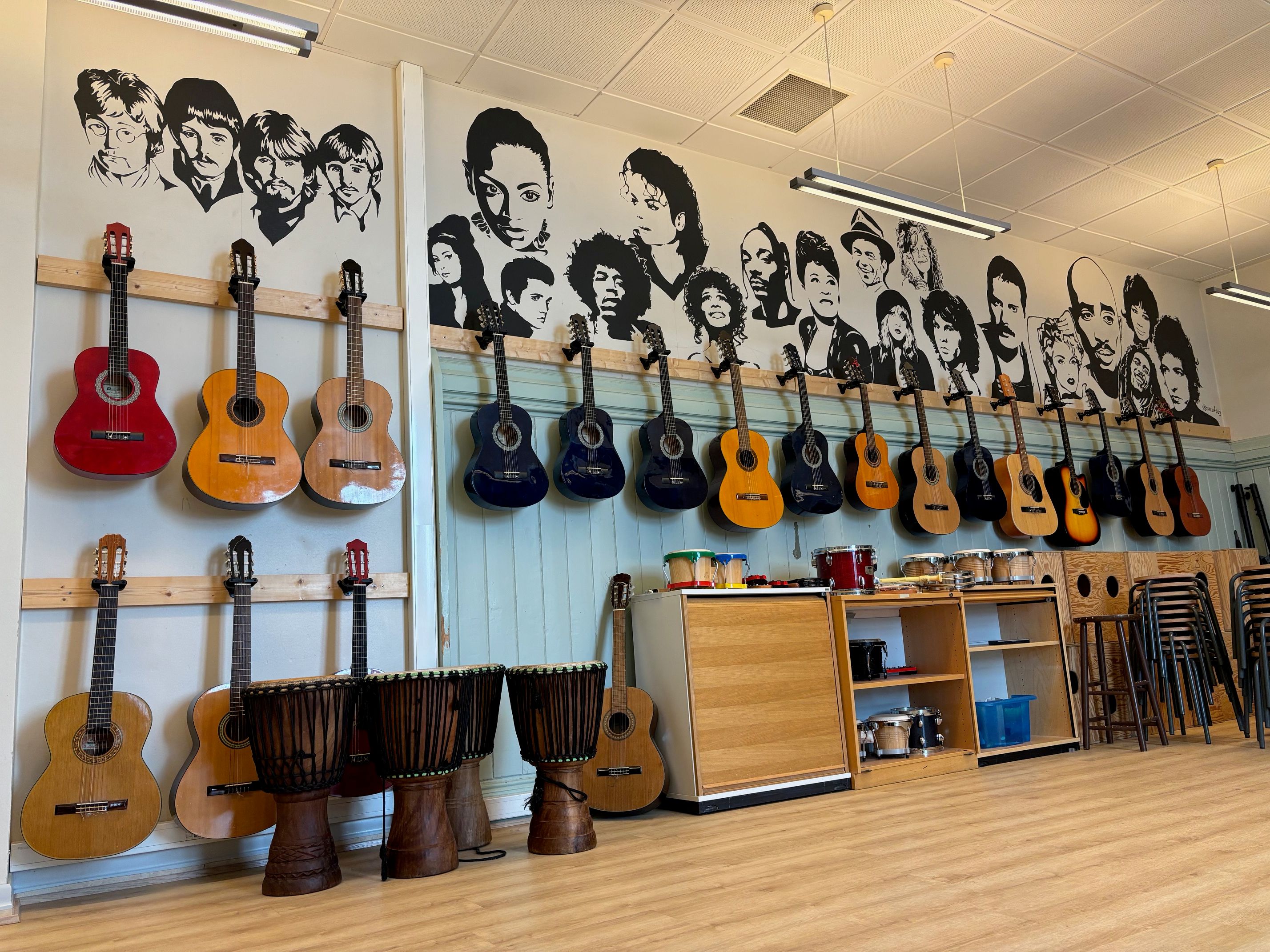 Musikkrommet på Vålerenga skole