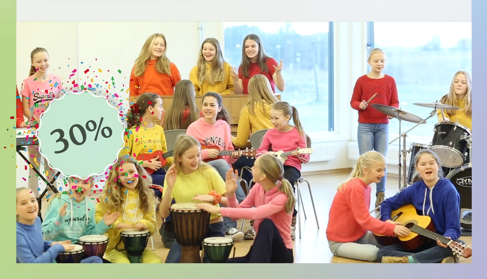 Kampanjeflyer med påskriften 'de beste lærerne har de beste verktøyene'.