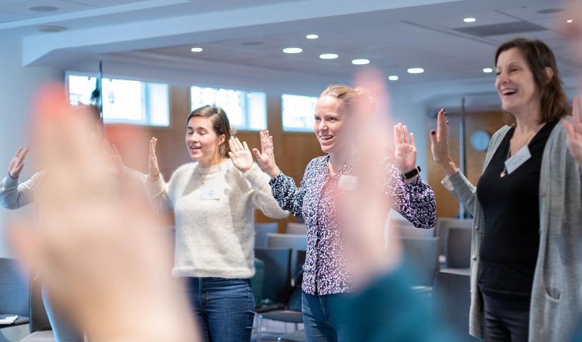 Voksne som synger sammen