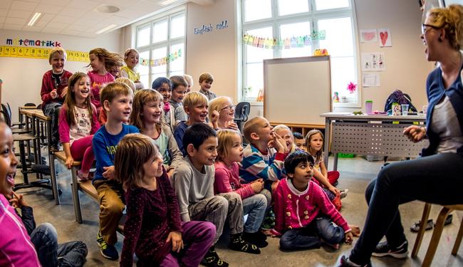 En musikktime på Ila skole