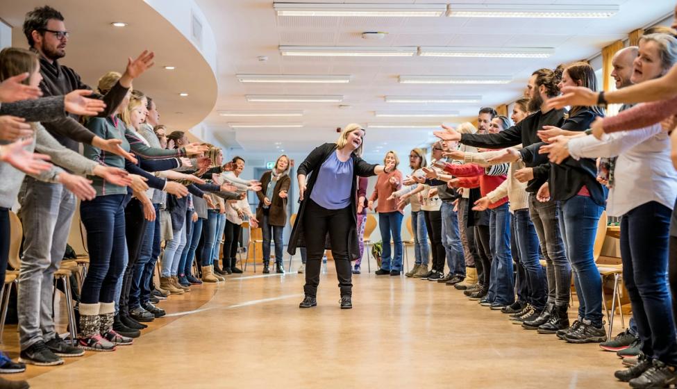 Inspirasjonsworkshop med ansatte på Voksen skole