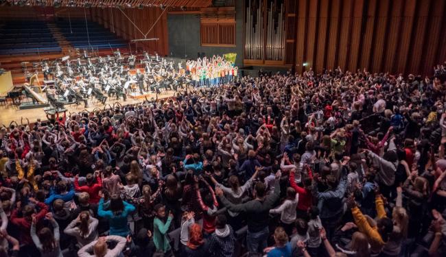 Skolenes sangdag i Oslo konserthus