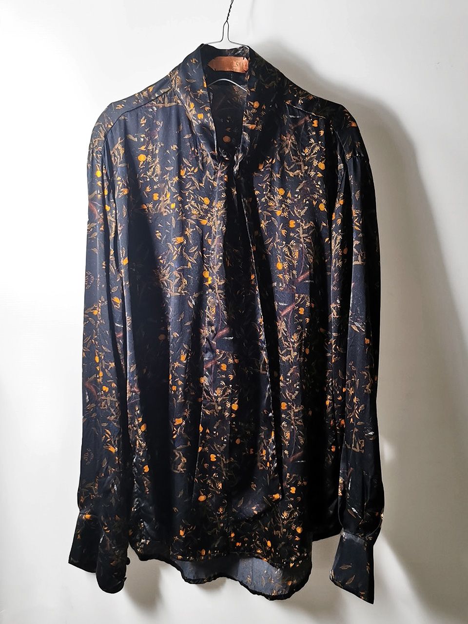 GEOFFREY B. SMALL SILK SHIRT GRS08 VEGETABLE (DESIGN 8)