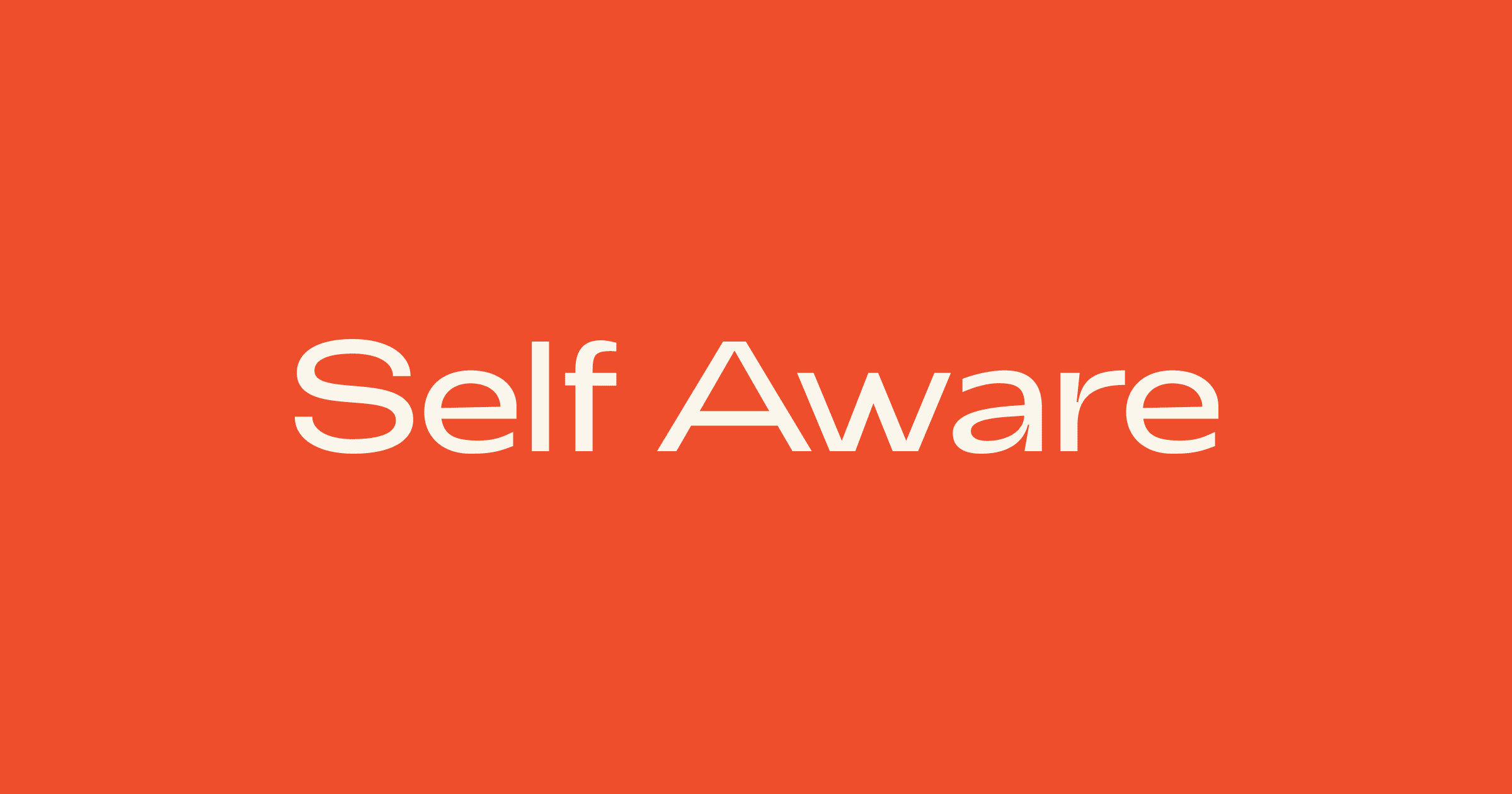 Process | Self Aware | Design and Technology Studio