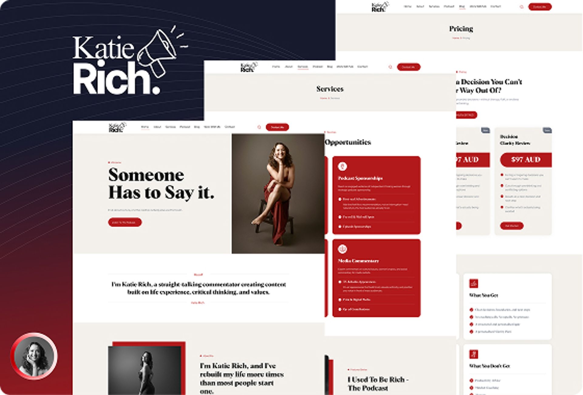 Katie Rich — A personal brand with a publishing engine