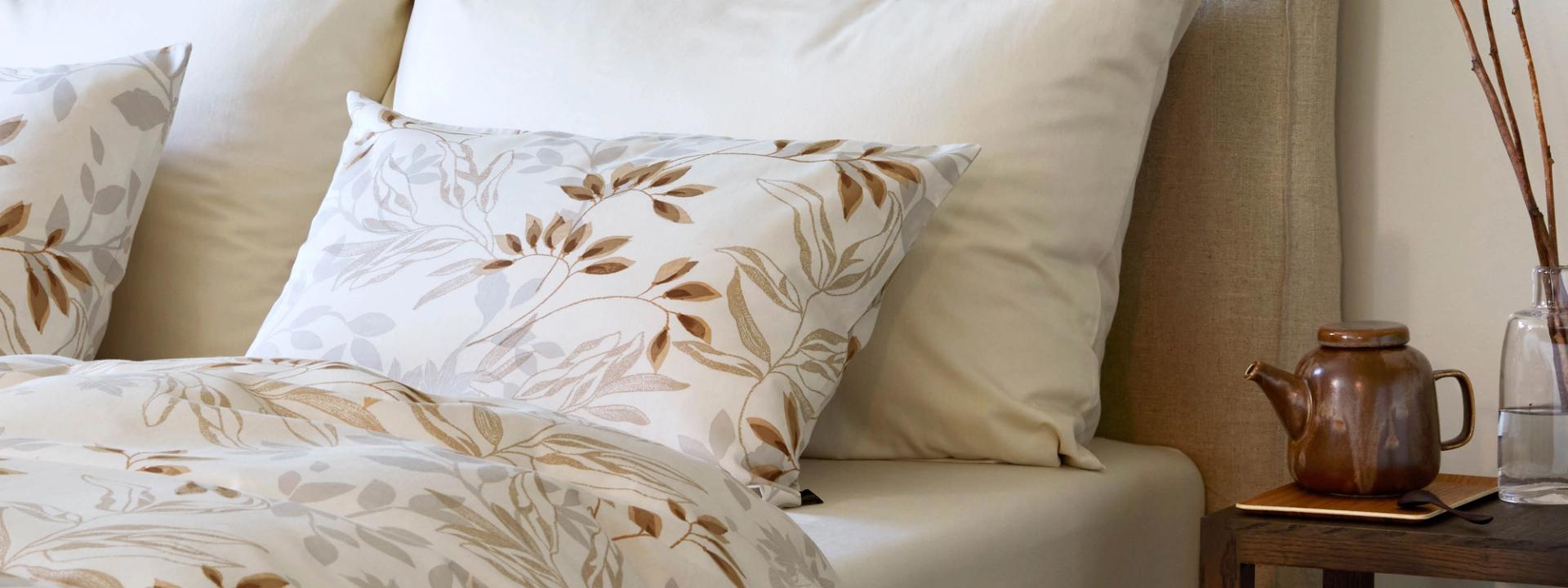 Beige på soverommet