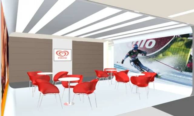 Eskimo Messestand Lounge Konzept