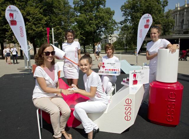 Essie Nagellack Outdoor-Aktion Wien