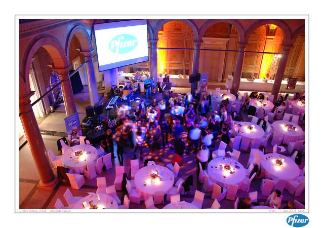 Pfizer Gala in prächtigem Festsaal
