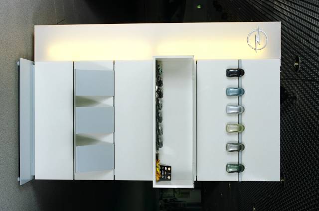 Opel Display Draufsicht geöffnet