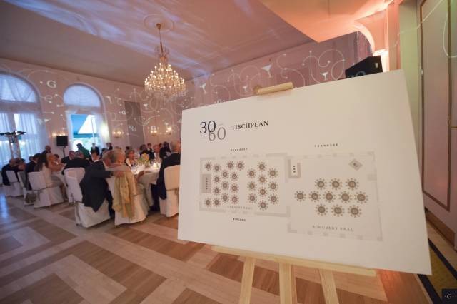 Tischplan Veranstaltung Schubert Saal