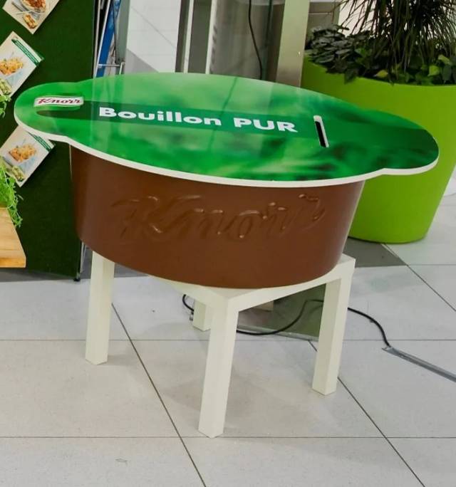 Knorr Bouillon PUR Topf-Display
