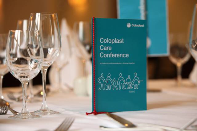 Coloplast Care Conference Menükarte