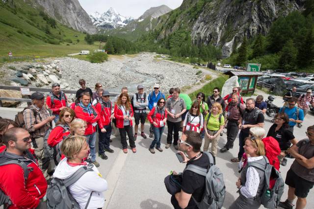 Gruppenausflug Alpen Bergtal