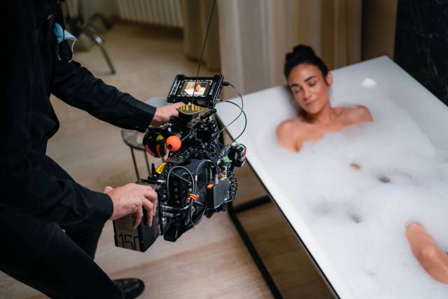 Filmproduktion Badewannenszene