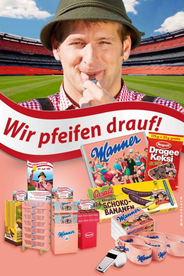 Manner Kampagne Wir pfeifen drauf