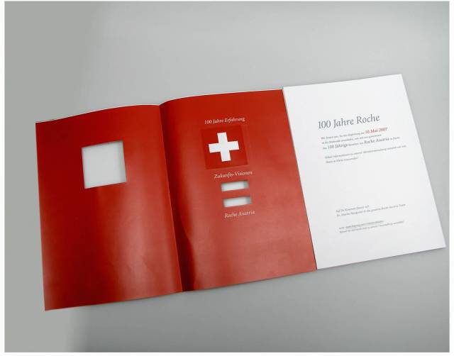 Roche Austria Einladungsmappe 100 Jahre