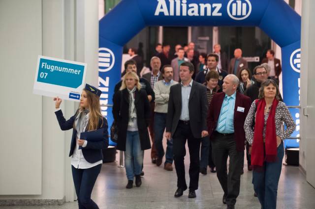 Allianz Mitarbeiter-Event Einlass