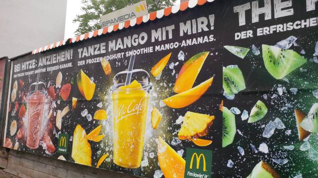 McDonald's McCafe Großformat-Plakat