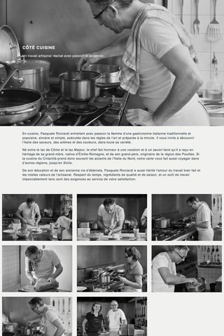 thematic page on the Restaurant Cinecittà website