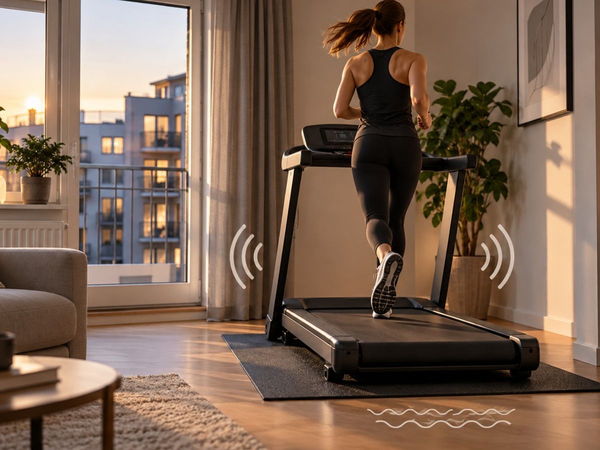 Löpband i lägenhet – ljud, vibrationer och plats