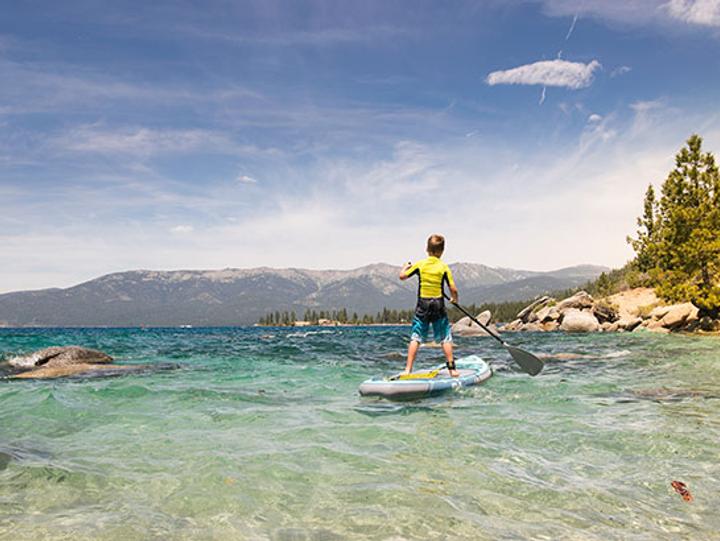 summer activity at Sand Harbor