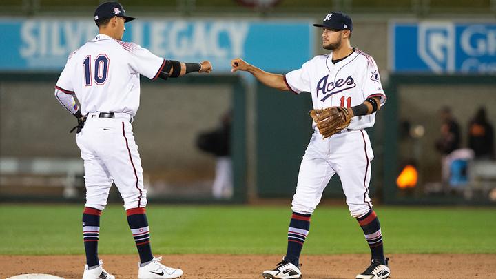 Reno Aces baseball team players