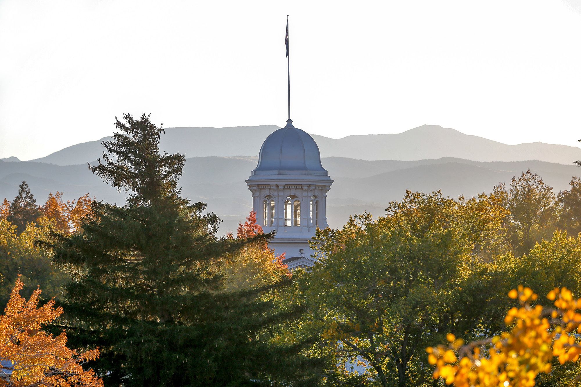 Carson City Capitol Dome in fall season