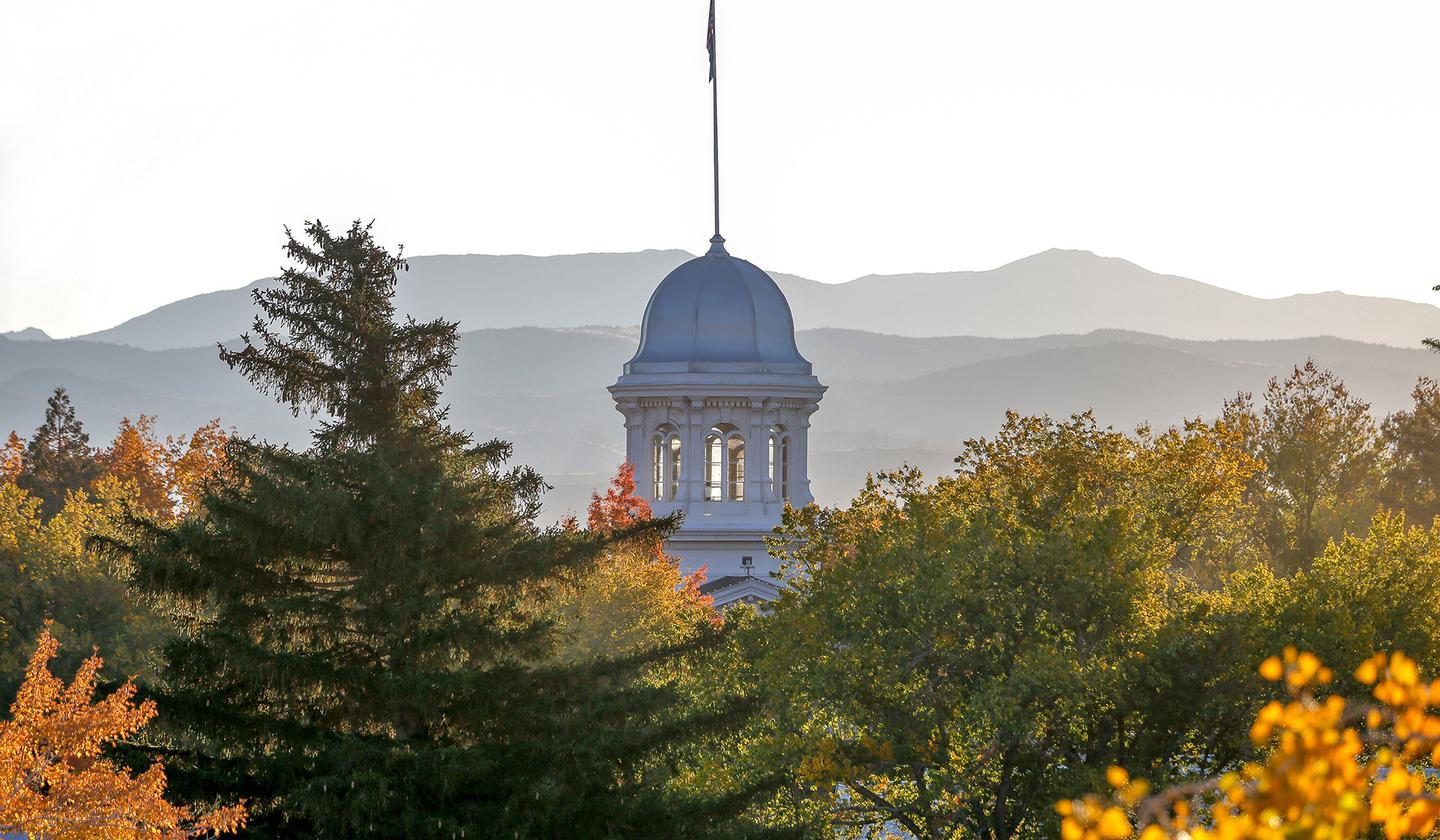 Carson City Capitol Dome in fall season